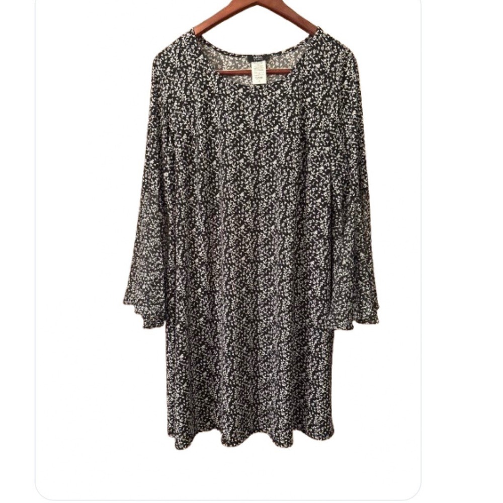 MSK Size 2X Dress‎ Great Sleeves Made in USA Moms Day